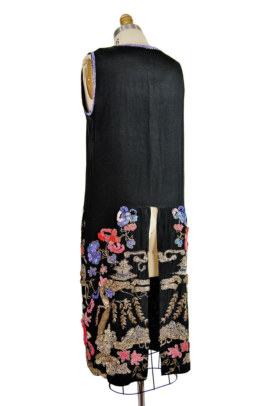 1920s Aisian Influence 3D Bead Flapper