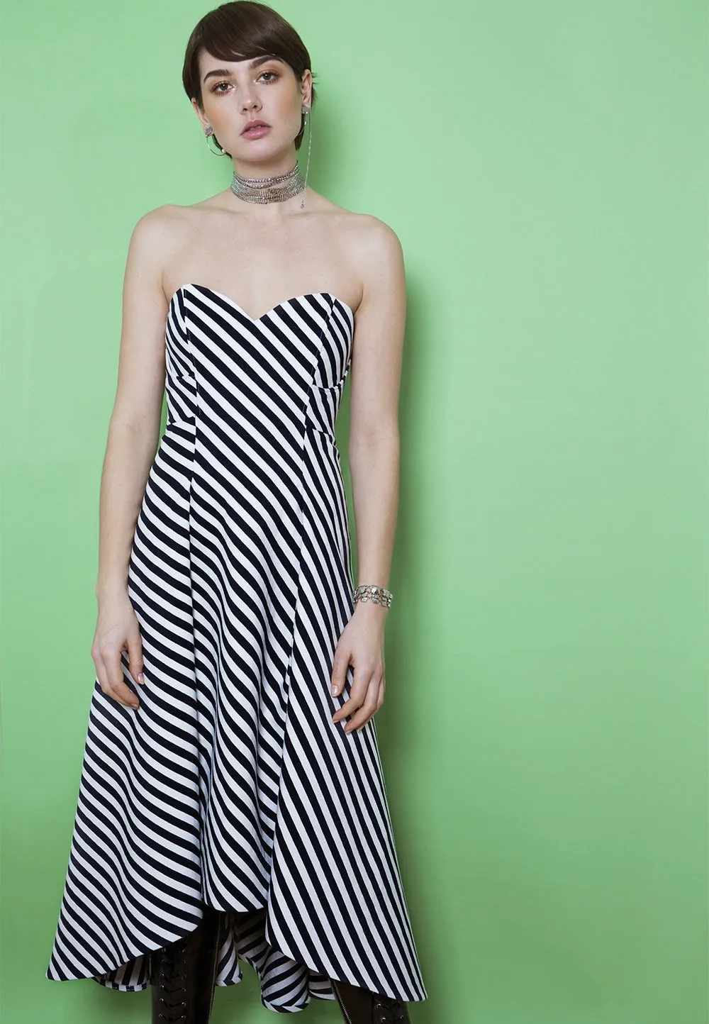 913 / Strapless Dress   Top