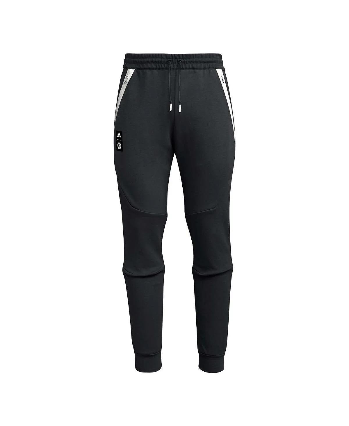 adidas Men's 2023 New England Revolution Club Player Black Travel Pants