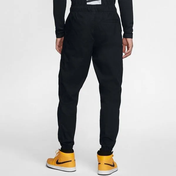 Air Jordan Jumpman Woven Casual Bundle Feet Sports Pants Black