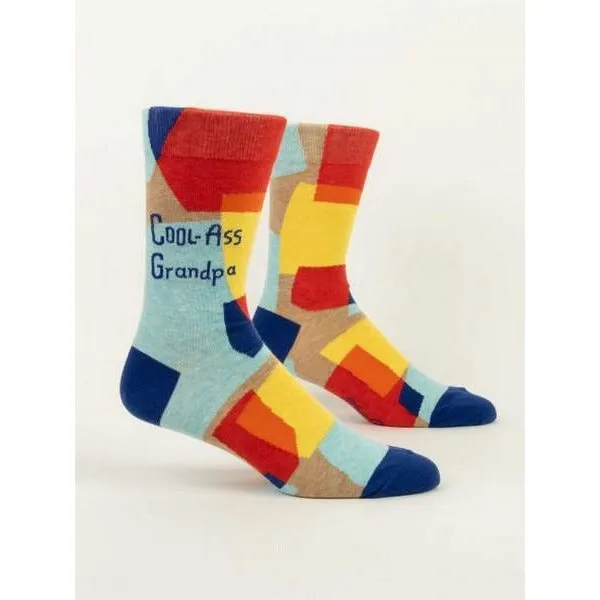 Blue Q Men's Crew Socks | Cool-Ass Grandpa
