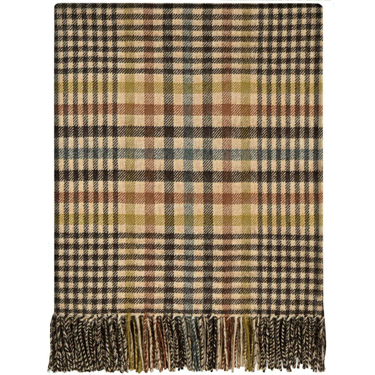Border Lambswool Blanket - Forth Antique