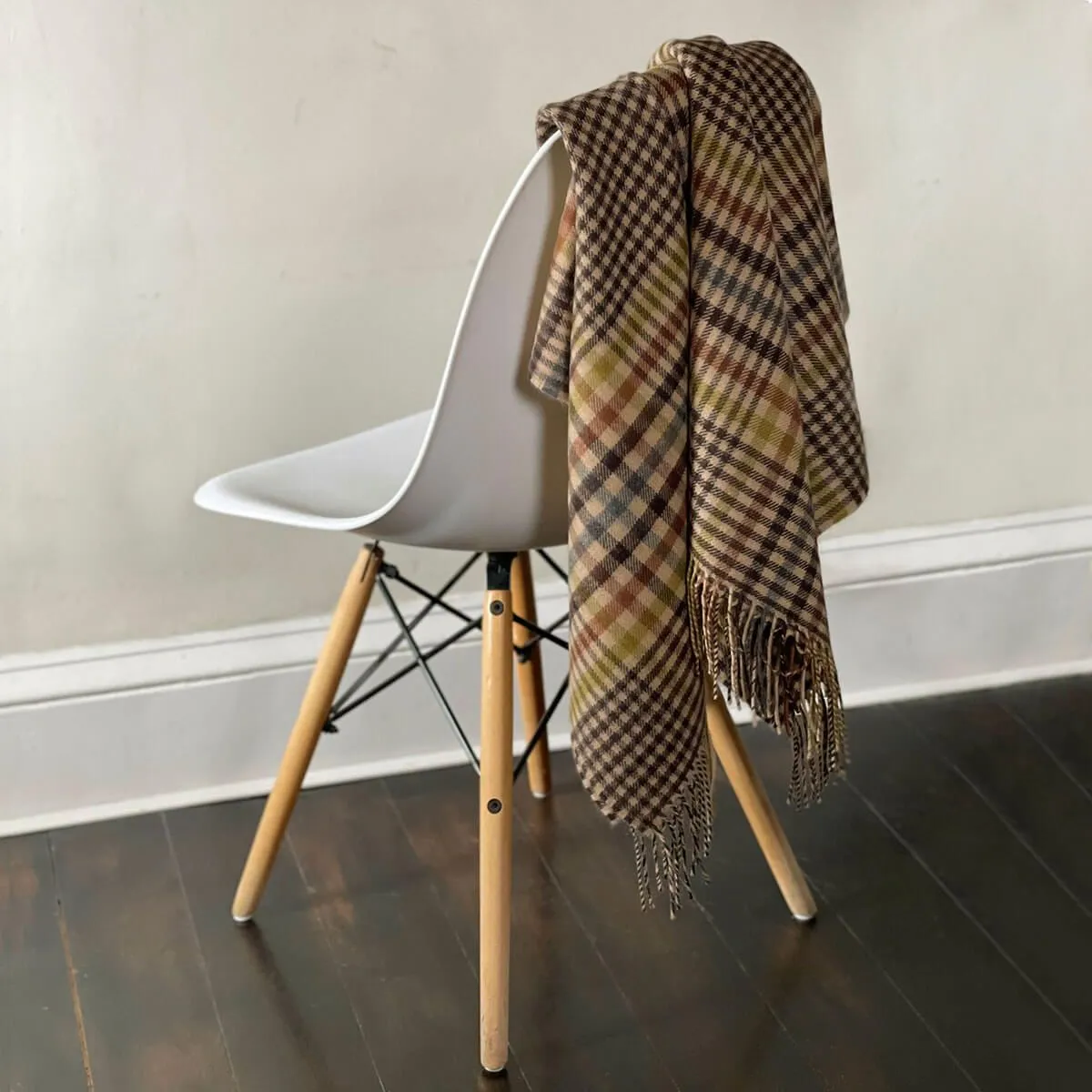 Border Lambswool Blanket - Forth Antique