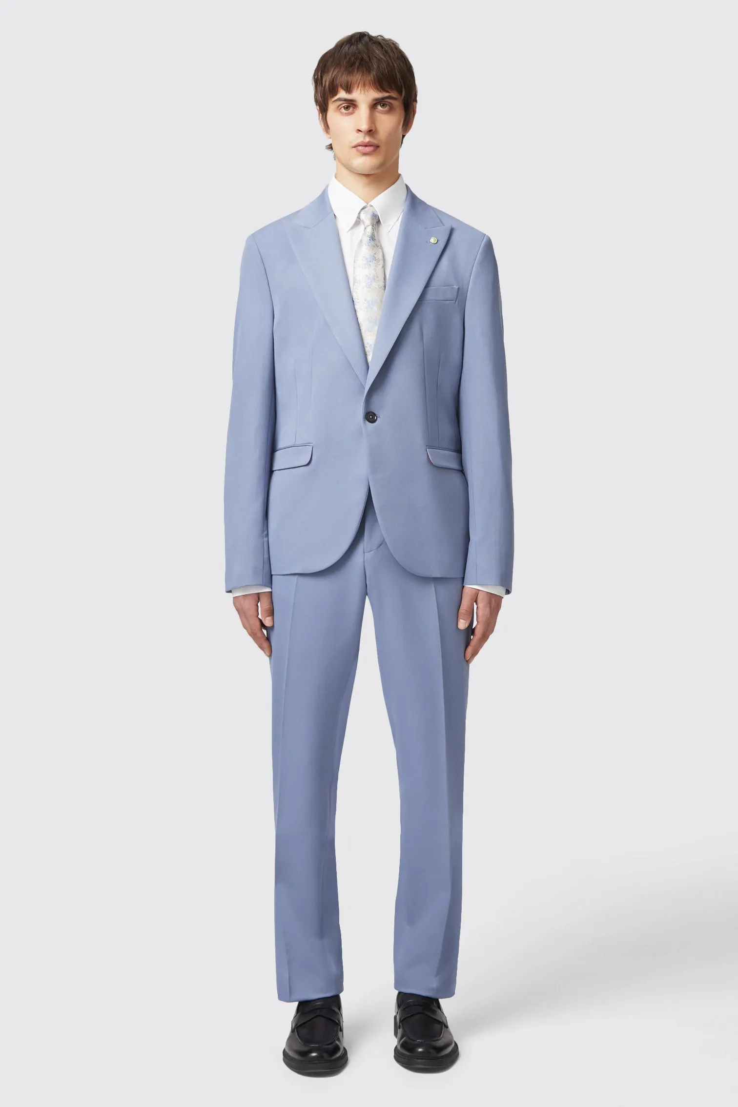 Buscot Slim Fit Blue Jacket
