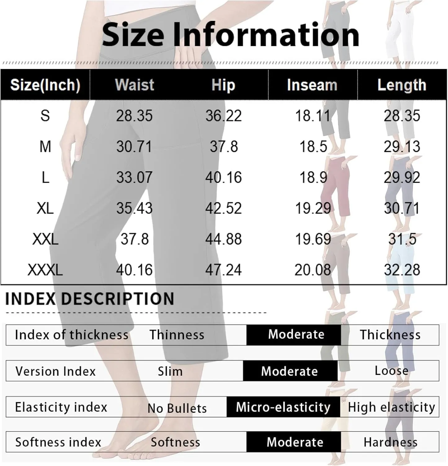 Capri Pants for Women Trendy Wide Leg Yoga Dress Capris with Pockets Cross Loose Casual Work Crop Pants