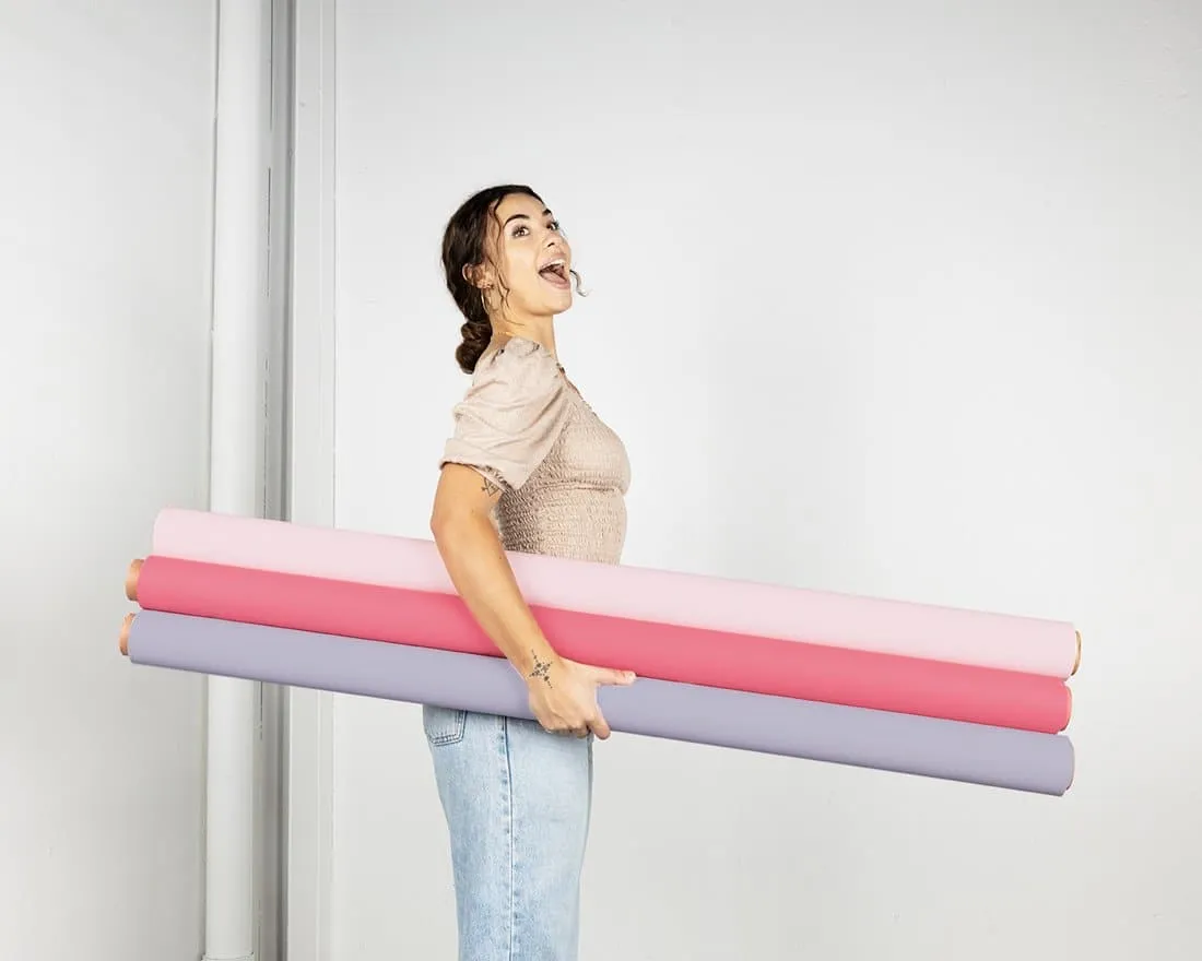 'Cotton Candy' Collection Half Width  Photography Studio Paper Backdrop Set (1.36 x 10M)