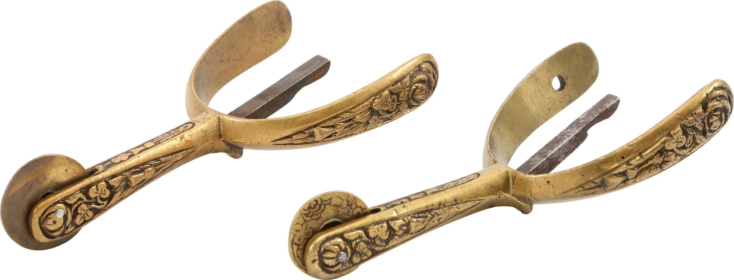 ENGLISH DRESS SPURS, VICTORIAN PERIOD