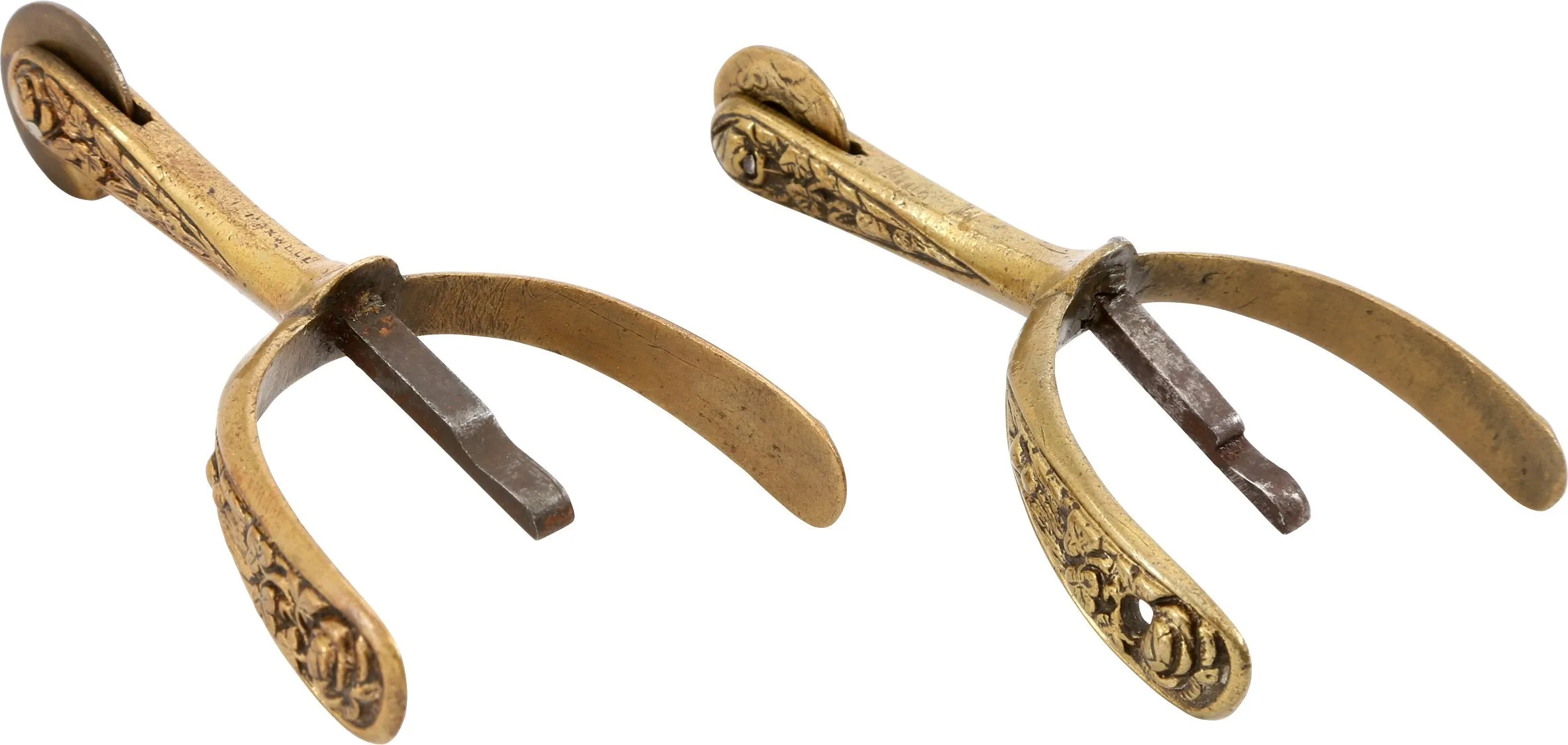 ENGLISH DRESS SPURS, VICTORIAN PERIOD