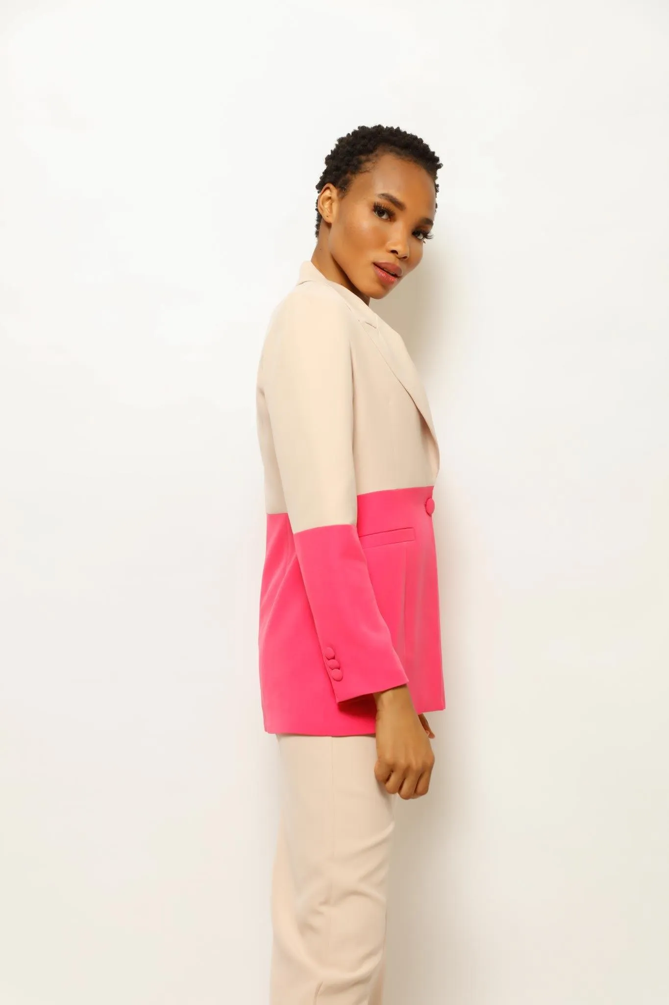 HALFWAY TONE FASHION BLAZER