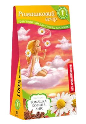 Herbal tea Camomile evening 30g