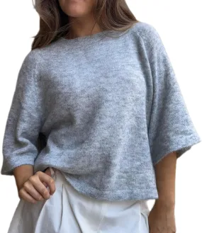 ICNGLKSND Women Half Sleeve Oversized Sweater Basic Furry Knit Shirt Boxy Cashmere Tees Fall Chunky Going Out Streetwear