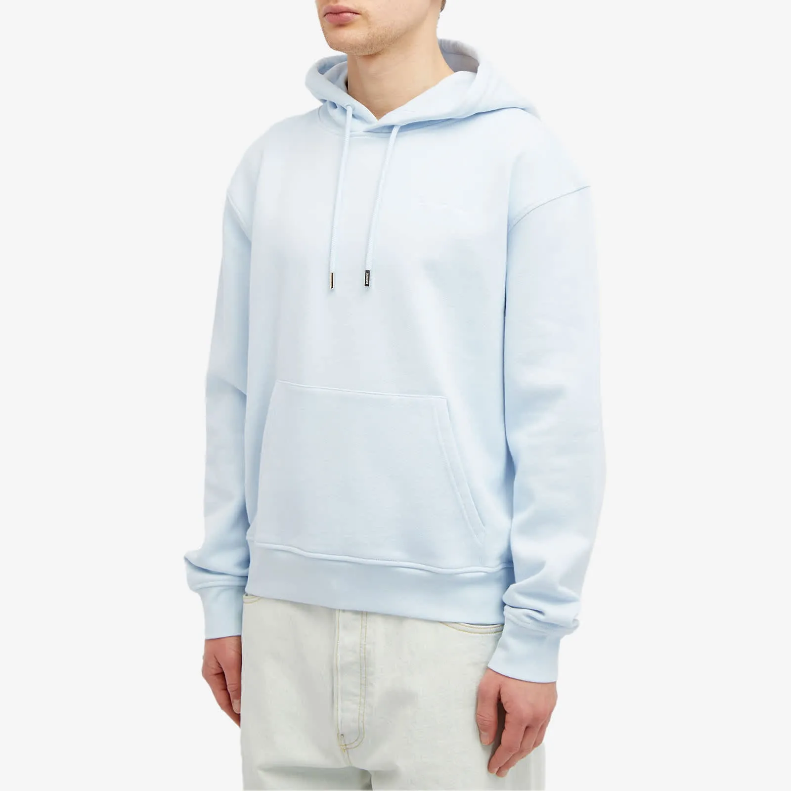 Jacquemus Brode Logo hoodie, light blue
