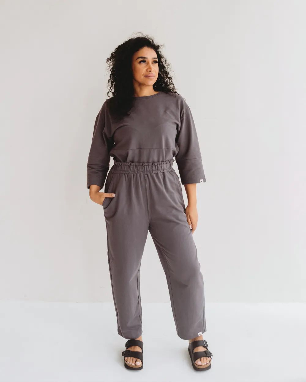 Kate Charcoal Trousers