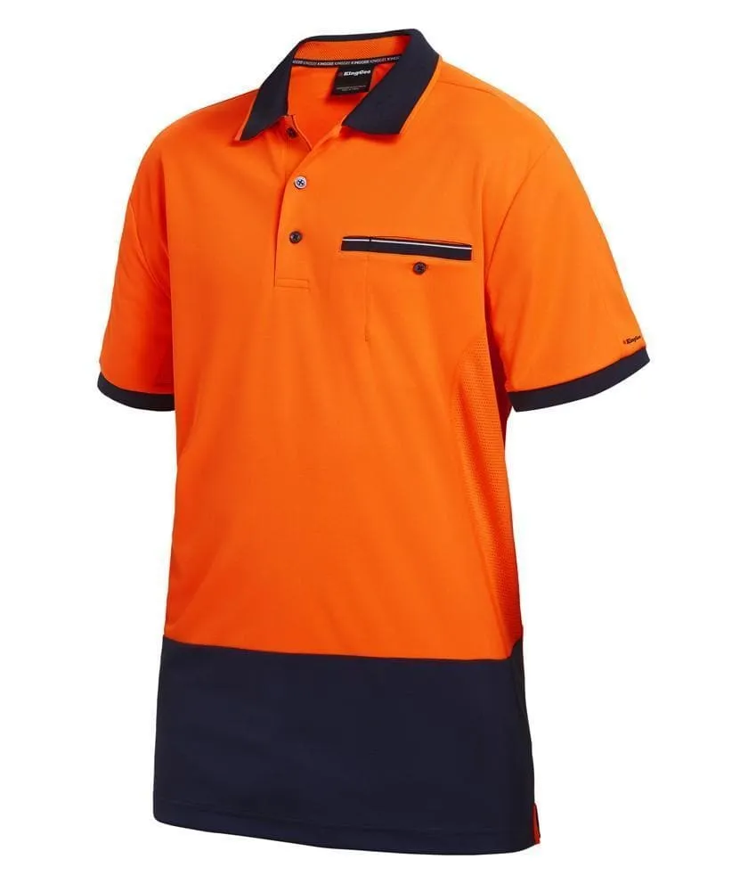 KingGee Workcool 2 Hyperfreeze Hi Vis Work Polo Shirt K54845