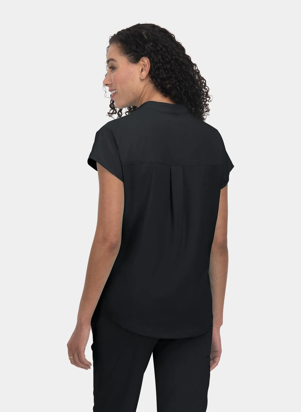 Koi Basics Ari Scrub Top - Black