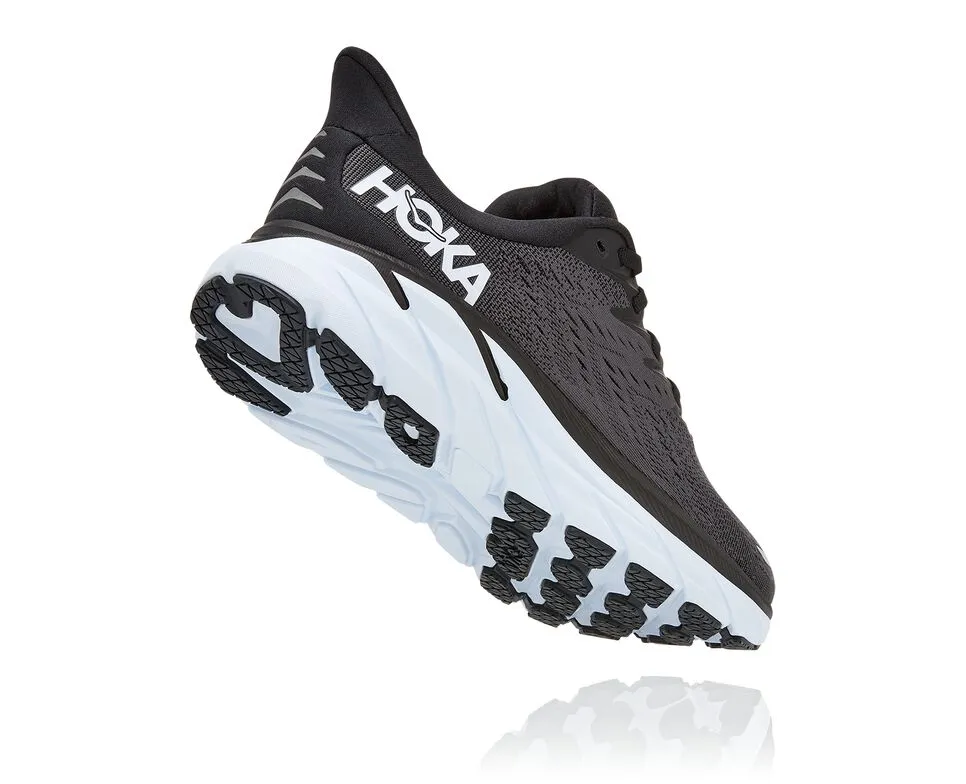 Men's Clifton 8 Run Black/White