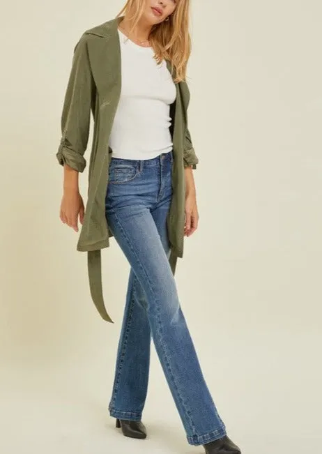 Olive Classic Trench Coat