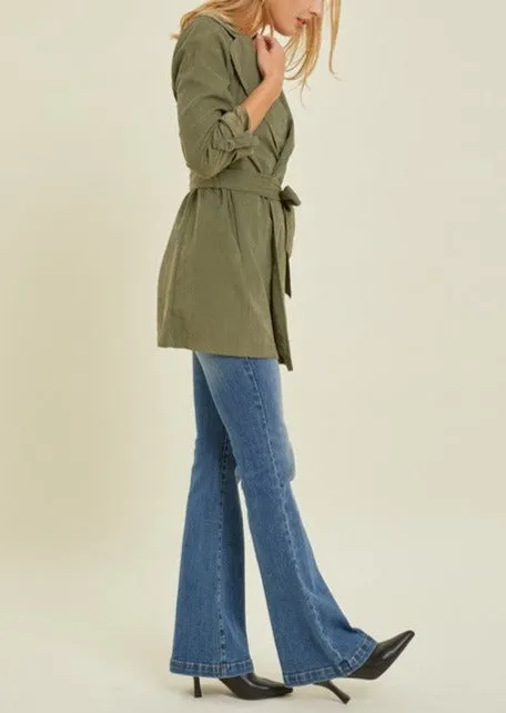 Olive Classic Trench Coat