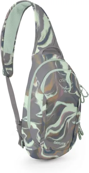 Osprey Daylite Shoulder Sling Bag, Euphoria Flowing Print/Soundwave Grey