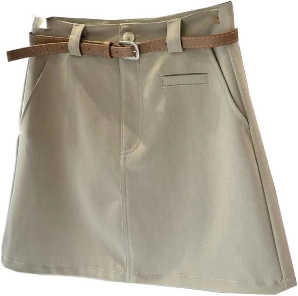 Pleated Satin Midi Skirt for Women, Autumn Winter Evening