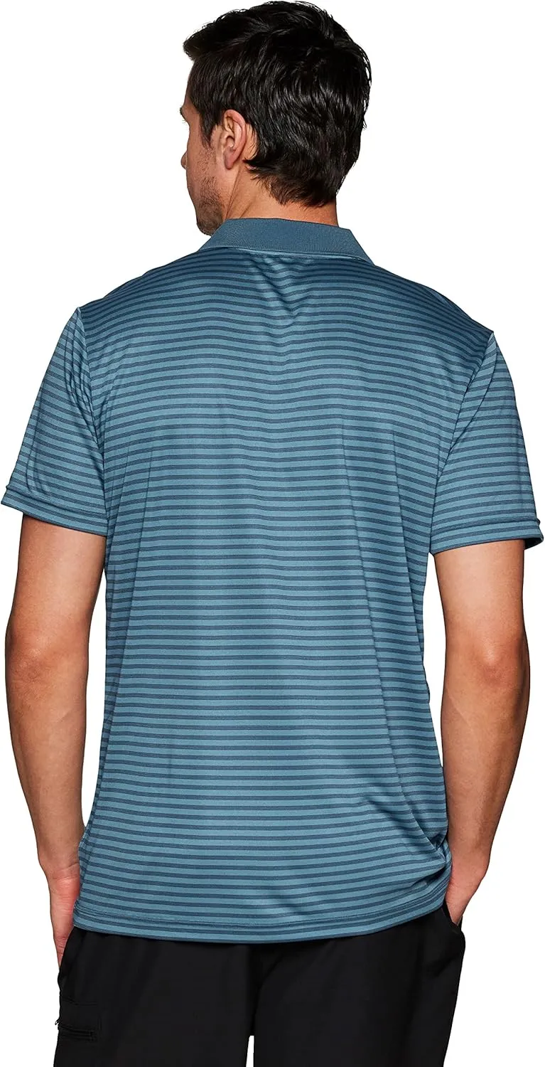 RBX Active Men's Golf Shirt, Short Sleeve Quick Drying Performance Polo Shirt