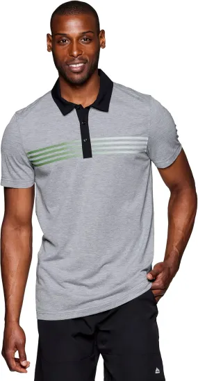 RBX Active Men's Golf Shirt, Short Sleeve Quick Drying Performance Polo Shirt