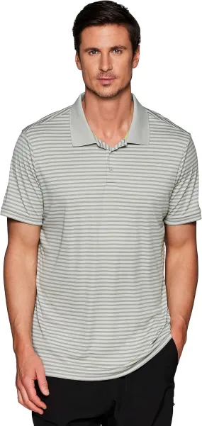RBX Active Men's Golf Shirt, Short Sleeve Quick Drying Performance Polo Shirt