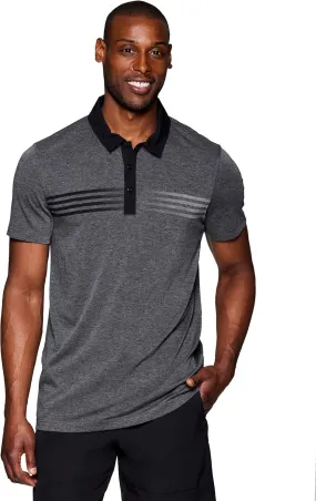 RBX Active Men's Golf Shirt, Short Sleeve Quick Drying Performance Polo Shirt