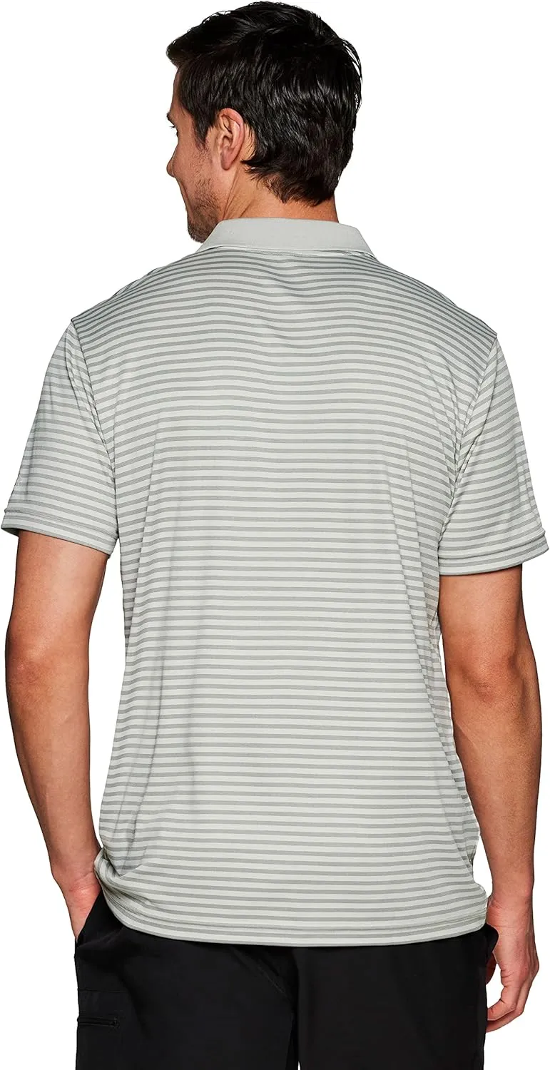 RBX Active Men's Golf Shirt, Short Sleeve Quick Drying Performance Polo Shirt