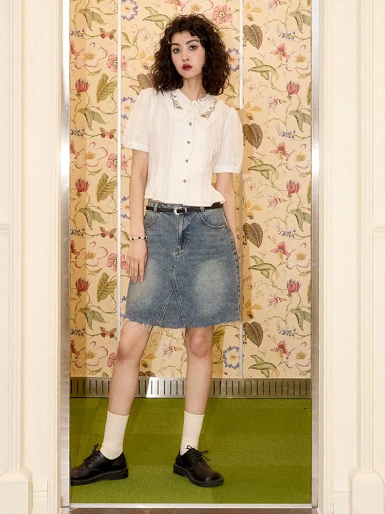 Simple Basic A-line Half-body Skirt【s0000008860】