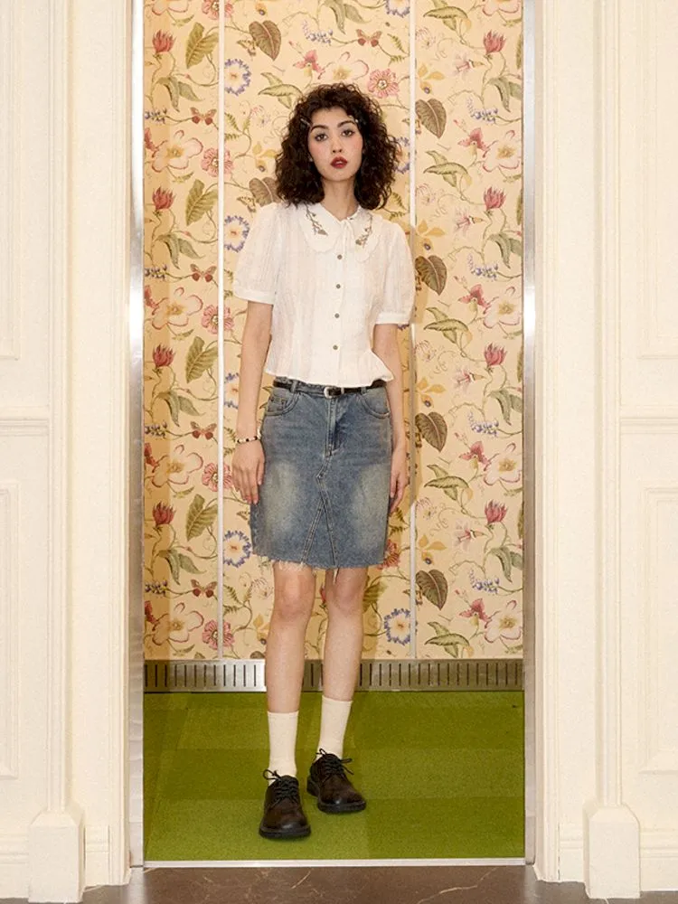 Simple Basic A-line Half-body Skirt【s0000008860】
