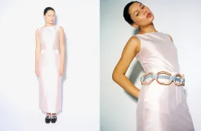 Soft Pink Long Loop Dress