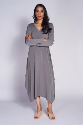 Soft Side Gathered Dress