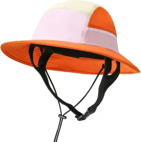 Surf Hat Bucket Sun Hats for Surfing Boating Water-Sports Men and Women-Quick Drying Adjustable Chin Strap