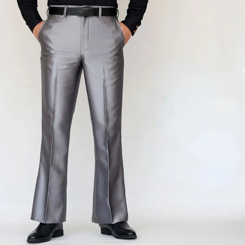 Wiaoferllas  -  Office Suit Pants Dress Spring Men Formal Ice Silk Stretched Non-ironing Spring Autumn Slim Fit Business Formal Trousers A36