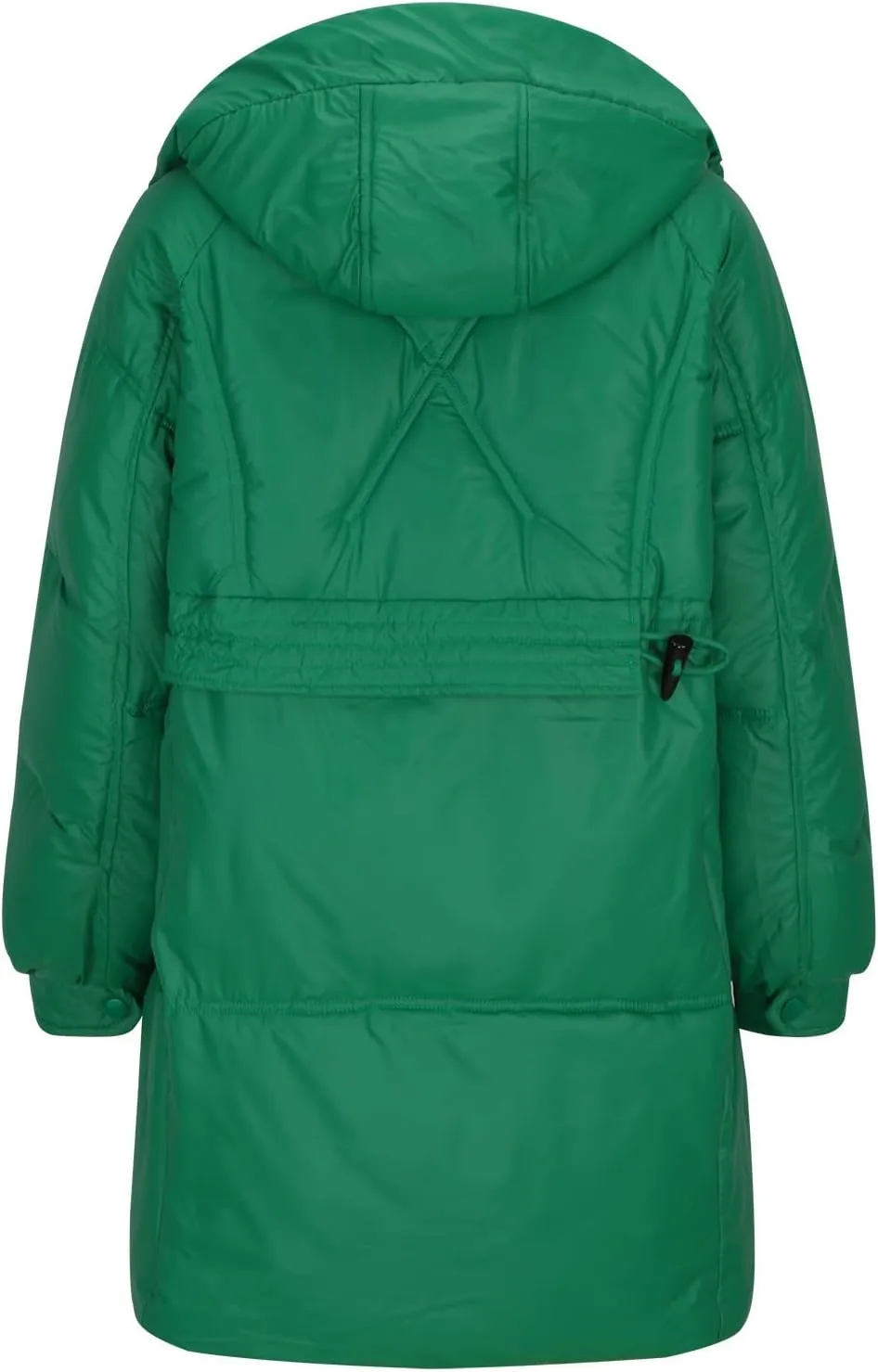 Women Down Puffer Jacket with Hood,Hooded Zipper Winter Down Puffer Coat for Women Horn Button Thick Quilted Outerwear